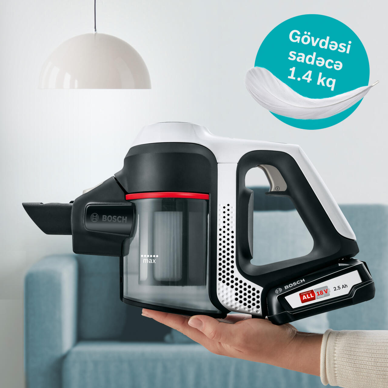 Bosch bütün zamanların ən çevik tozsoranını təqdim edir