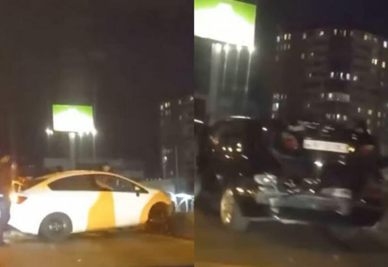 Цепная авария в Баку: столкнулись пять автомобилей