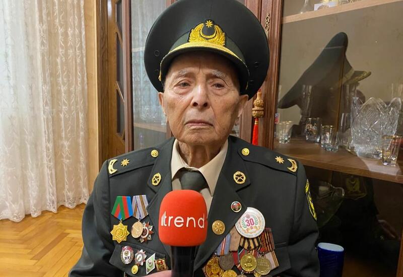96 yaşlı müharibə veteranı: Ulu öndər Heydər Əliyevdən gördüyümüz diqqət və qayğını indi Prezident İlham Əliyevdən görürük