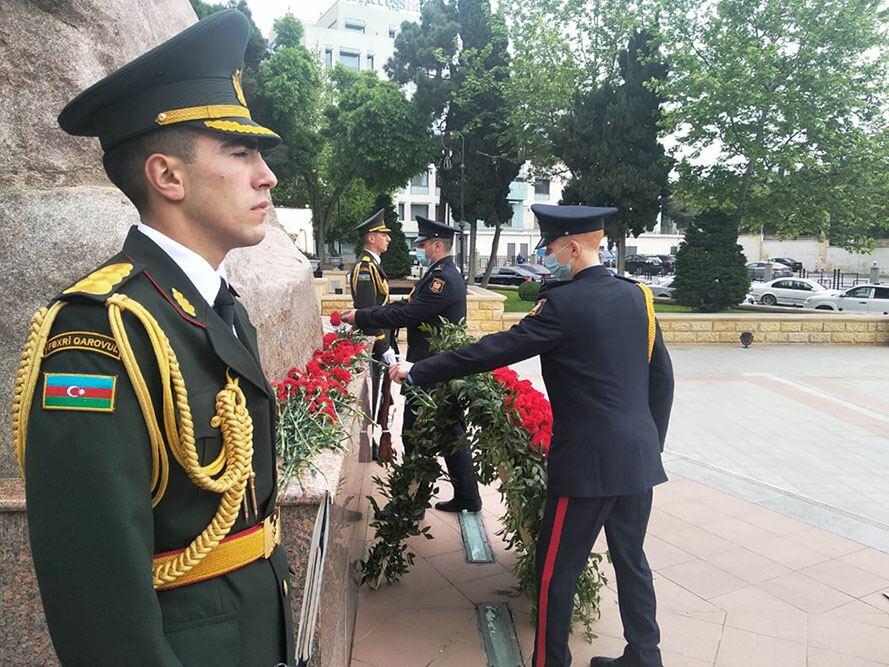 В Азербайджанской Армии проведены мероприятия по случаю 76-й годовщины Победы