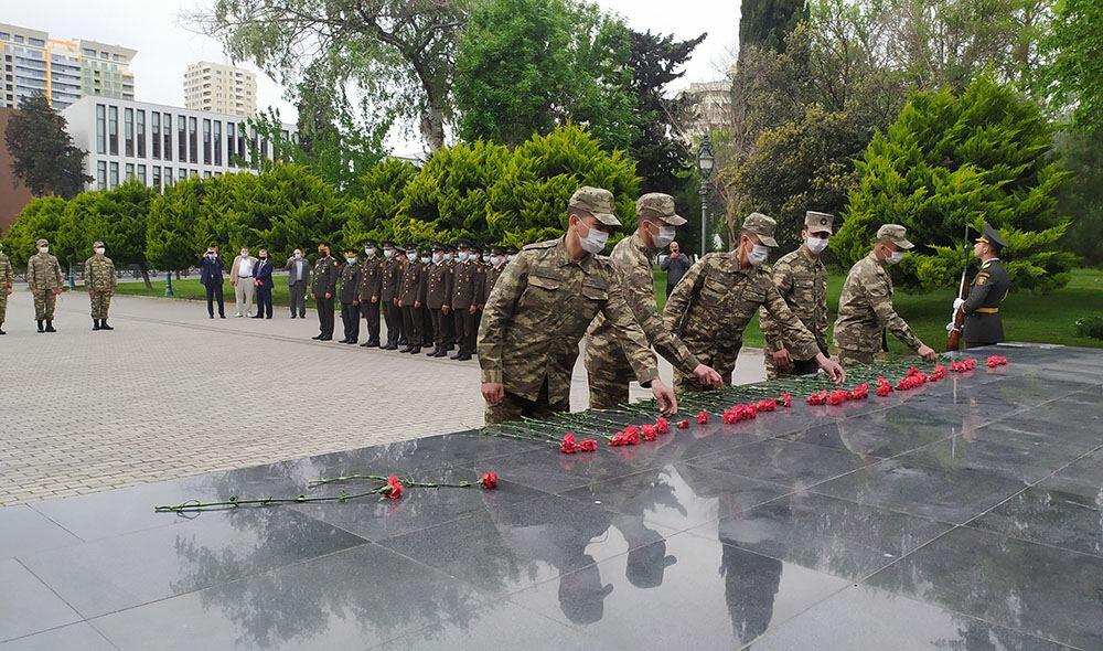 В Азербайджанской Армии проведены мероприятия по случаю 76-й годовщины Победы
