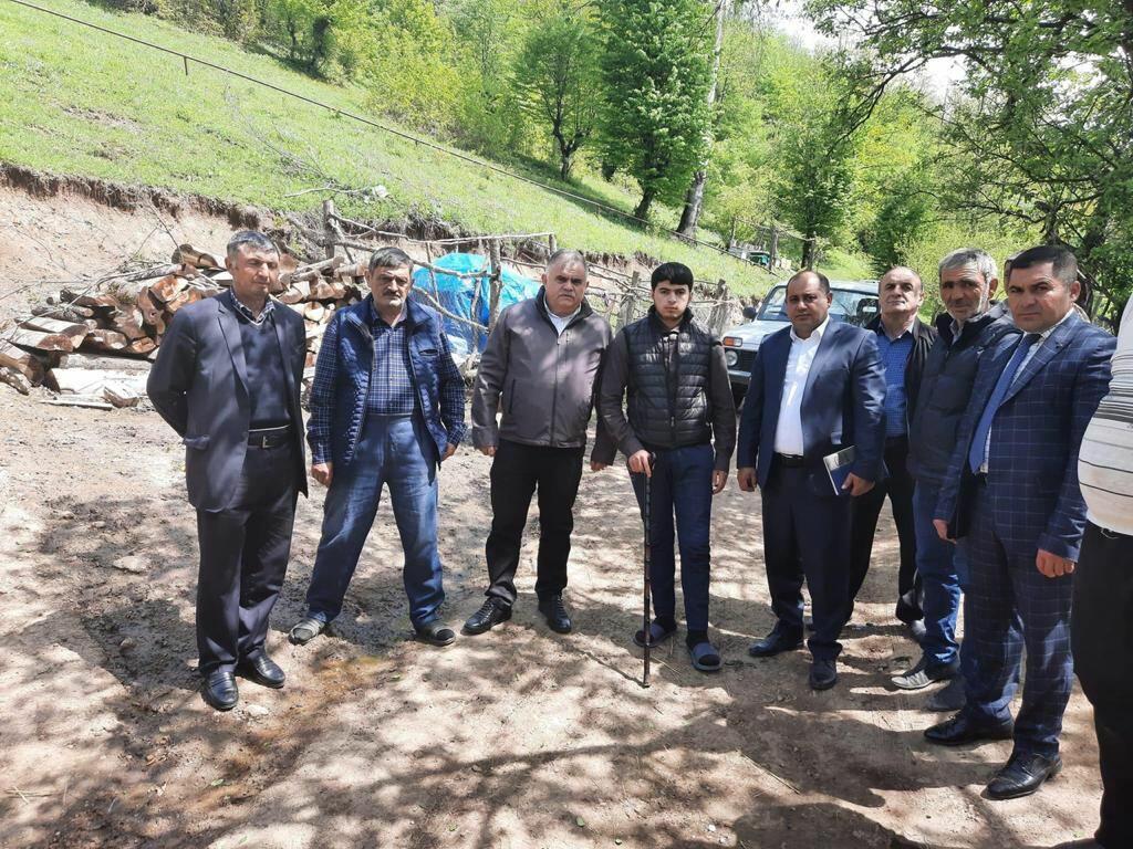 Millət vəkili Arzu Nağıyev Tovuz və Gədəbəydə şəhid, qazi ailələri və seçicilərlə görüşüb