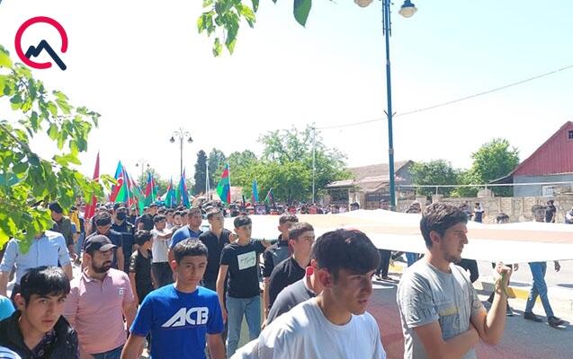 В Товузе похоронен офицер, погибший в результате инцидента на государственной границе
