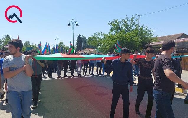 В Товузе похоронен офицер, погибший в результате инцидента на государственной границе