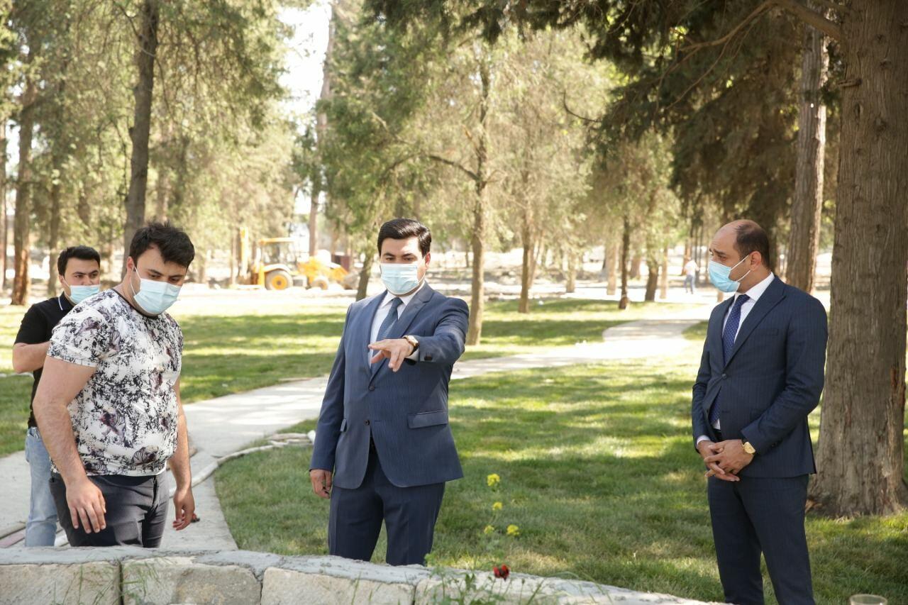 Xaçmaz rayonunda Zəfər parkı inşa edilir