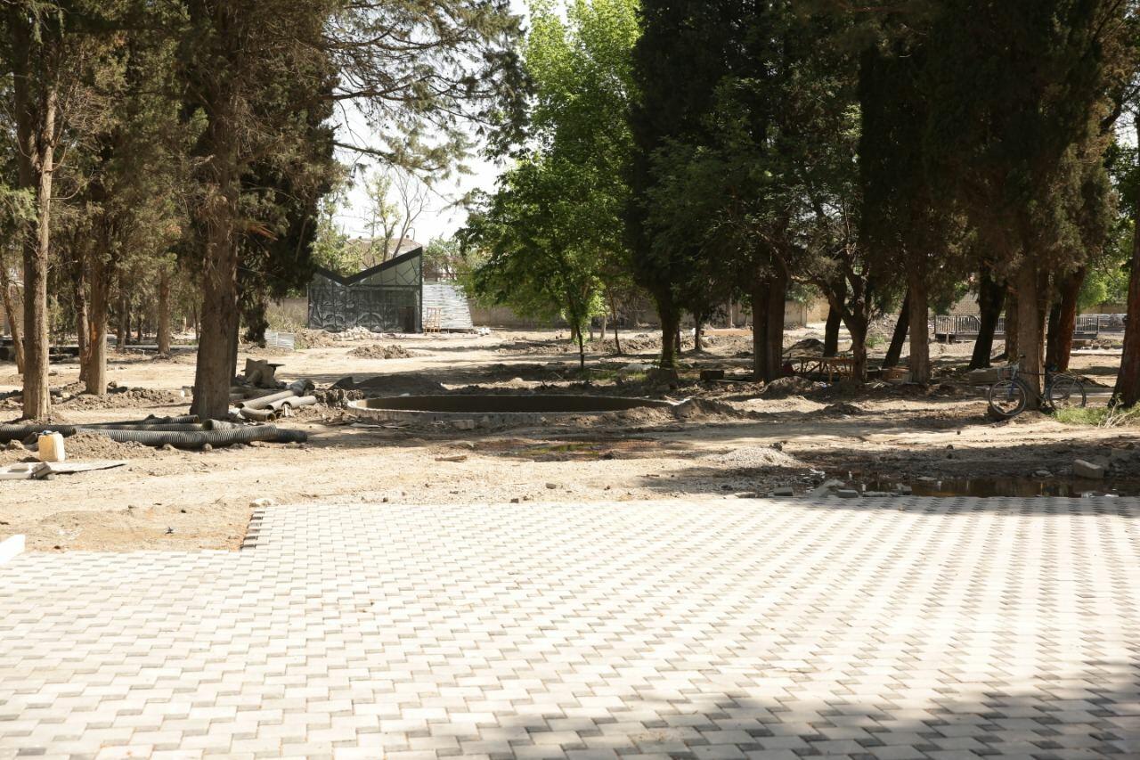 Xaçmaz rayonunda Zəfər parkı inşa edilir