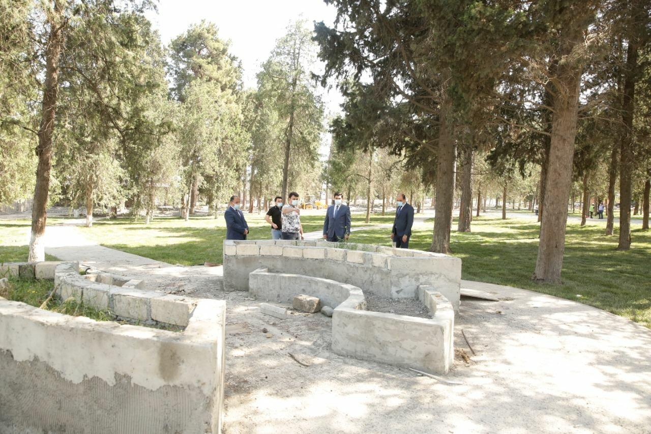 Xaçmaz rayonunda Zəfər parkı inşa edilir