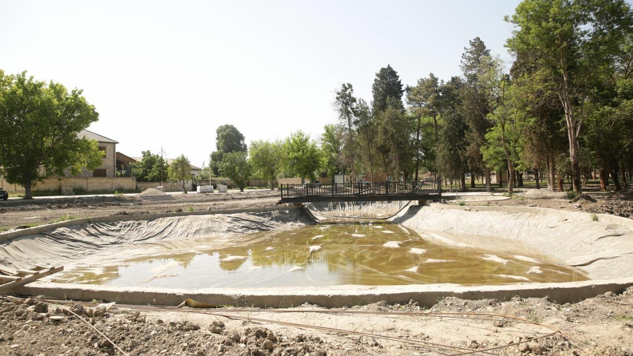 Xaçmaz rayonunda Zəfər parkı inşa edilir