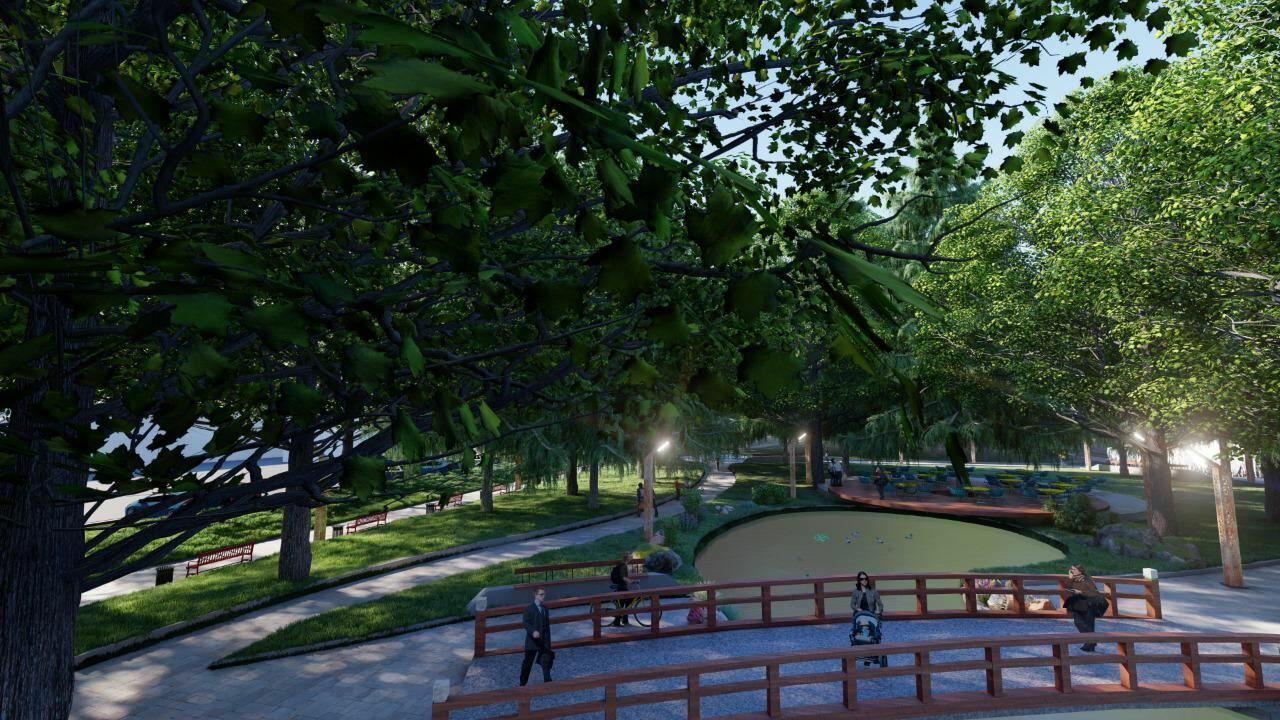Xaçmaz rayonunda Zəfər parkı inşa edilir