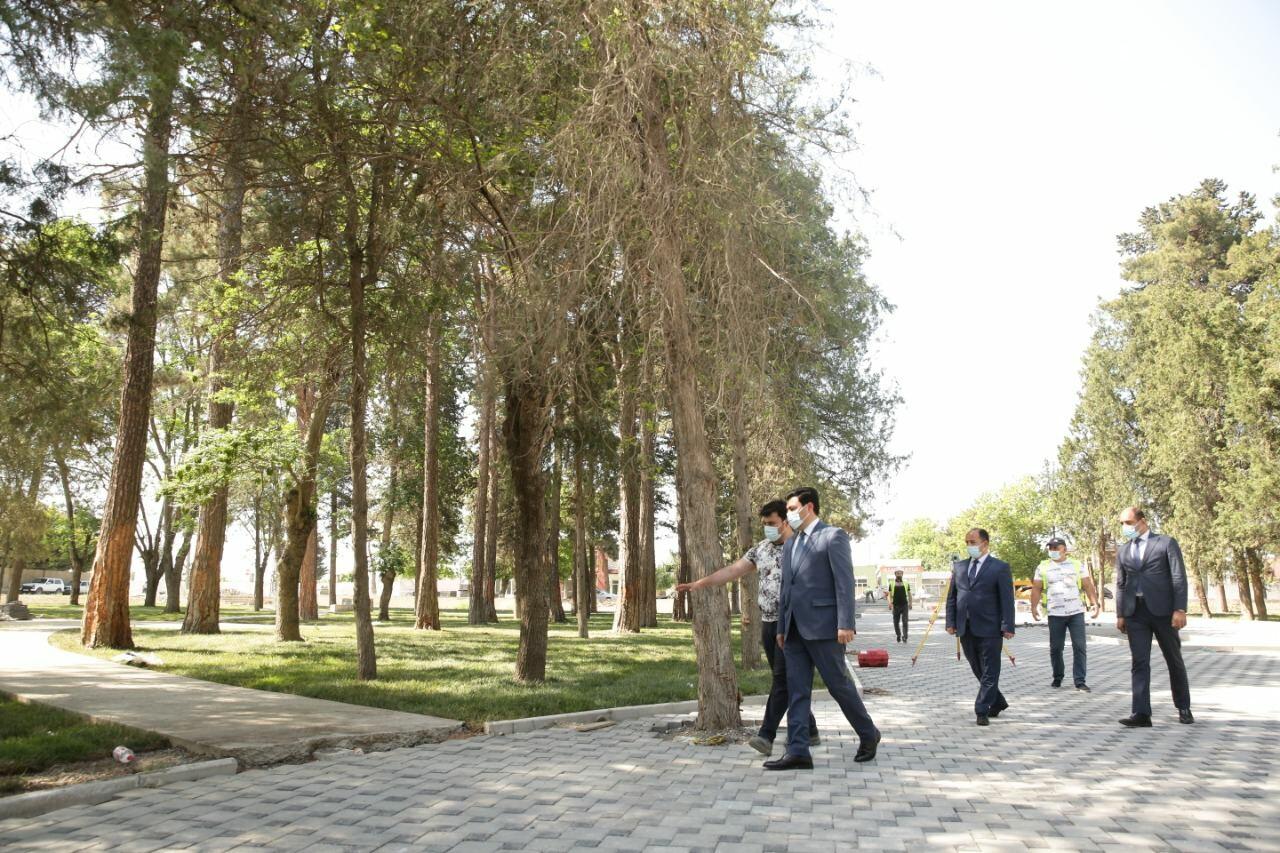 Xaçmaz rayonunda Zəfər parkı inşa edilir