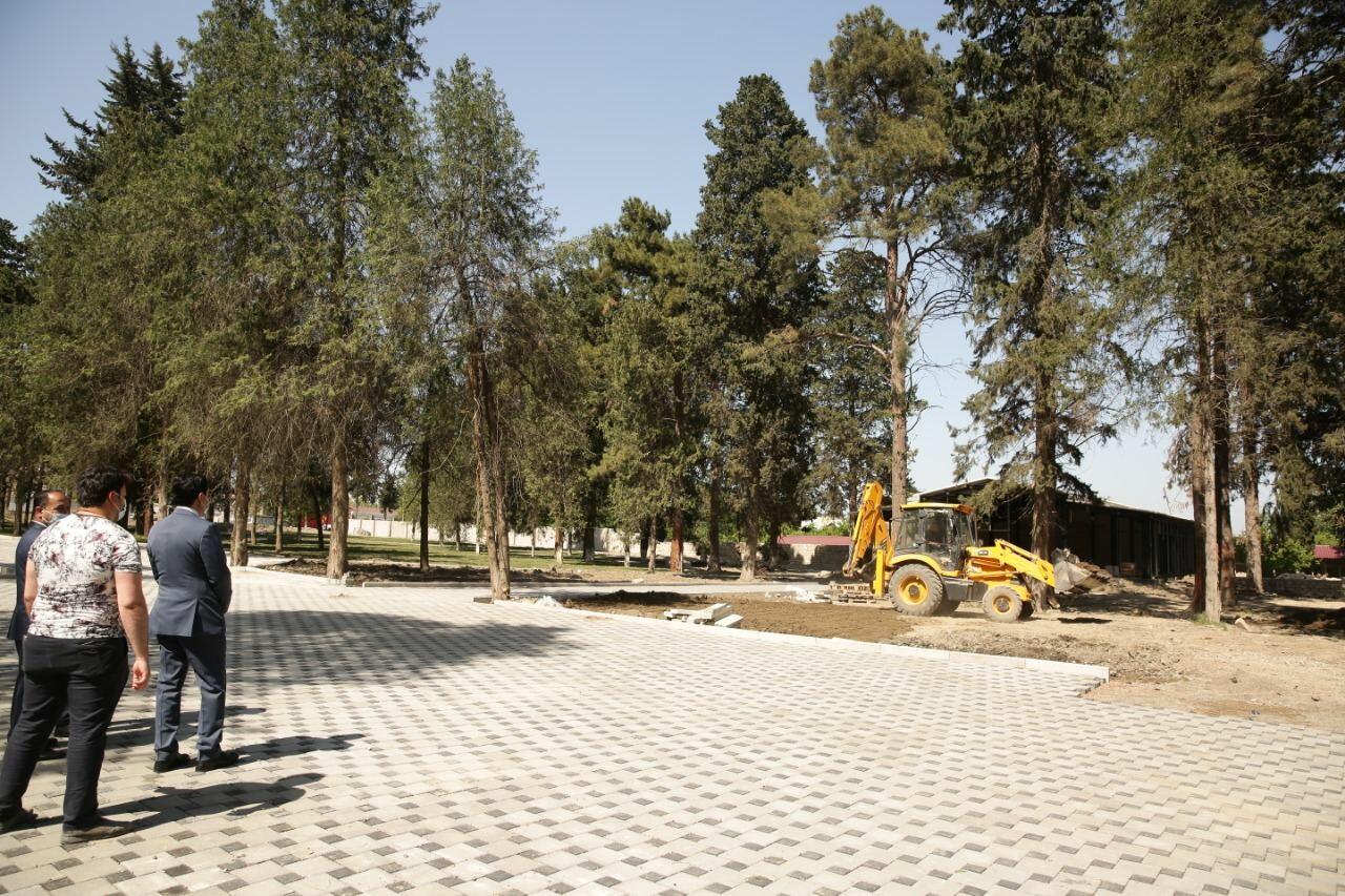 Xaçmaz rayonunda Zəfər parkı inşa edilir