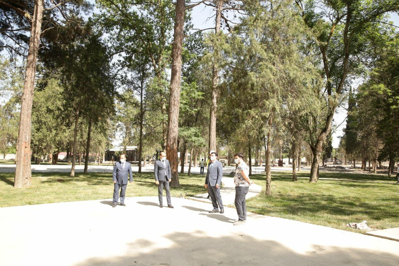 Xaçmaz rayonunda Zəfər parkı inşa edilir