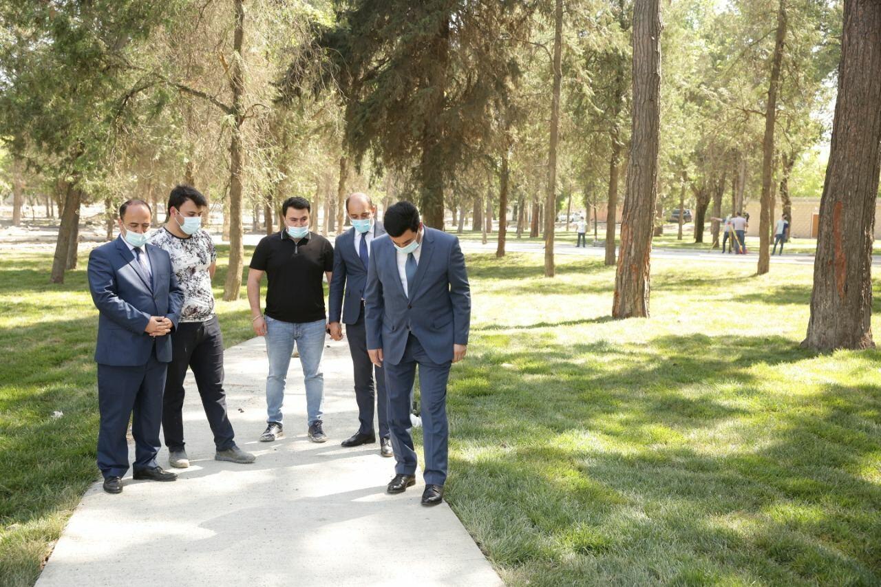 Xaçmaz rayonunda Zəfər parkı inşa edilir