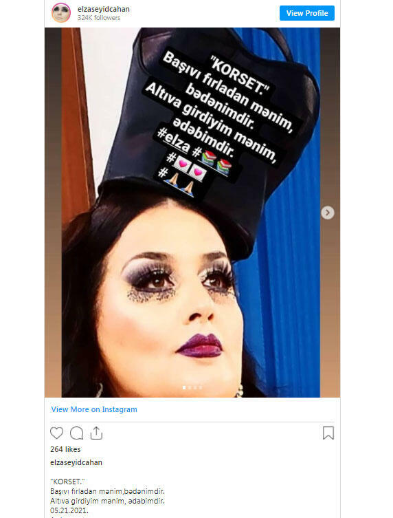 "Altıva girdiyim mənim, ədəbimdir"