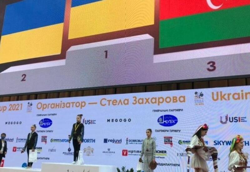 Азербайджанские гимнастки завоевали медали на международном турнире в Киеве