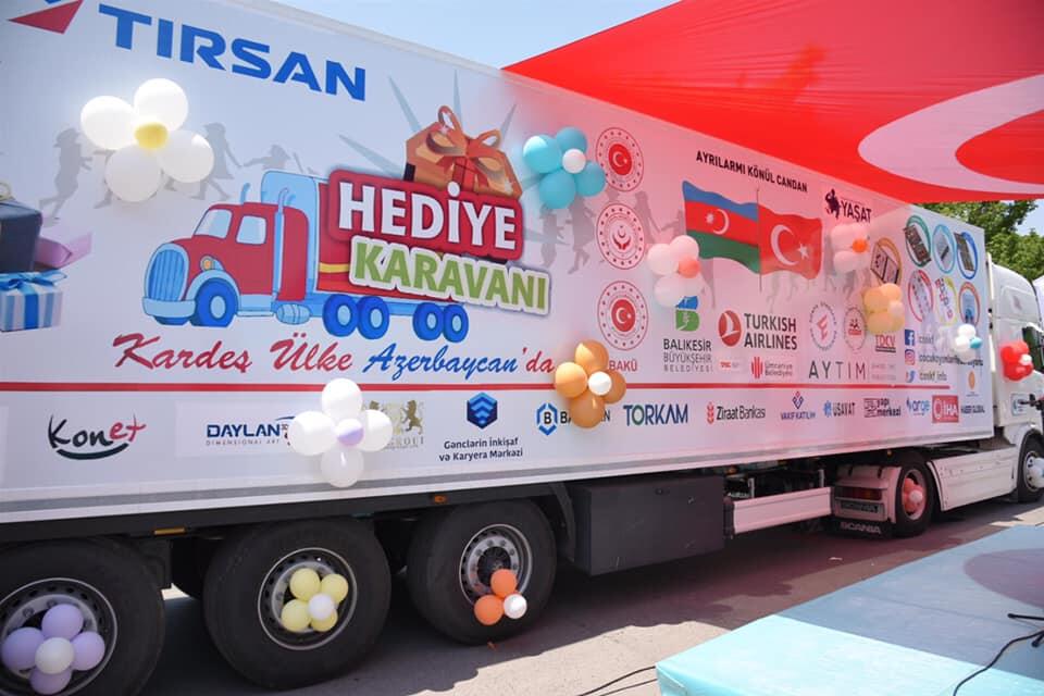 “Hədiyyə Kərvanı” Türkidəyən Azərbaycana gəldi!