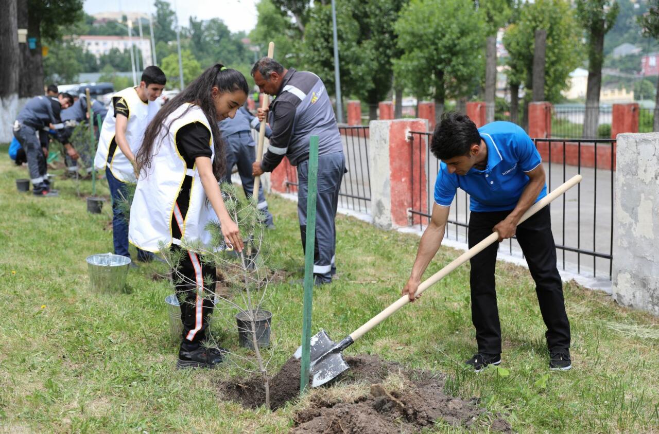 ЗАО "AzerGold" совместно с Общественным объединением "Региональное развитие" осуществило экологическую акцию