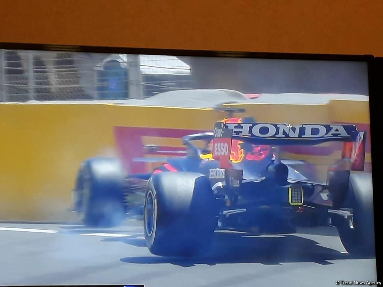 Очередная авария на Гран-при Азербайджана Формулы-1