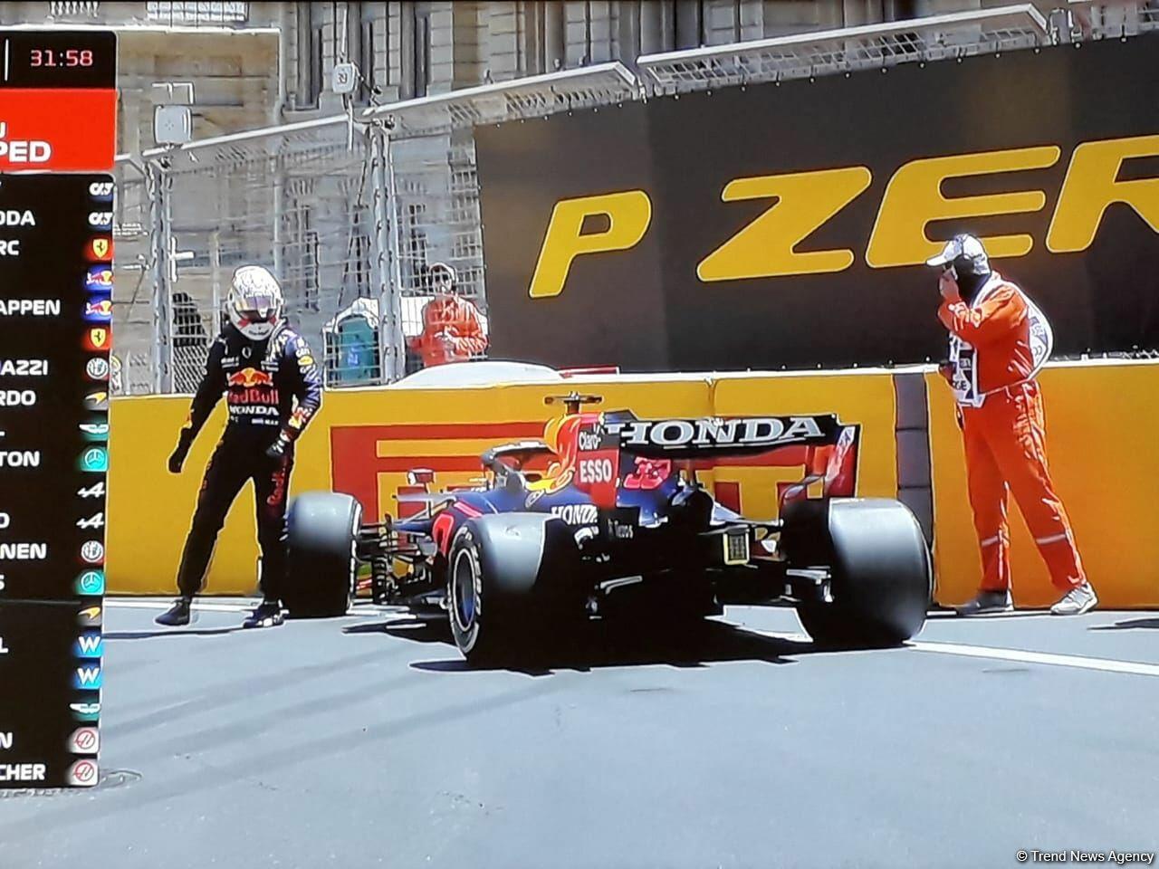 Очередная авария на Гран-при Азербайджана Формулы-1