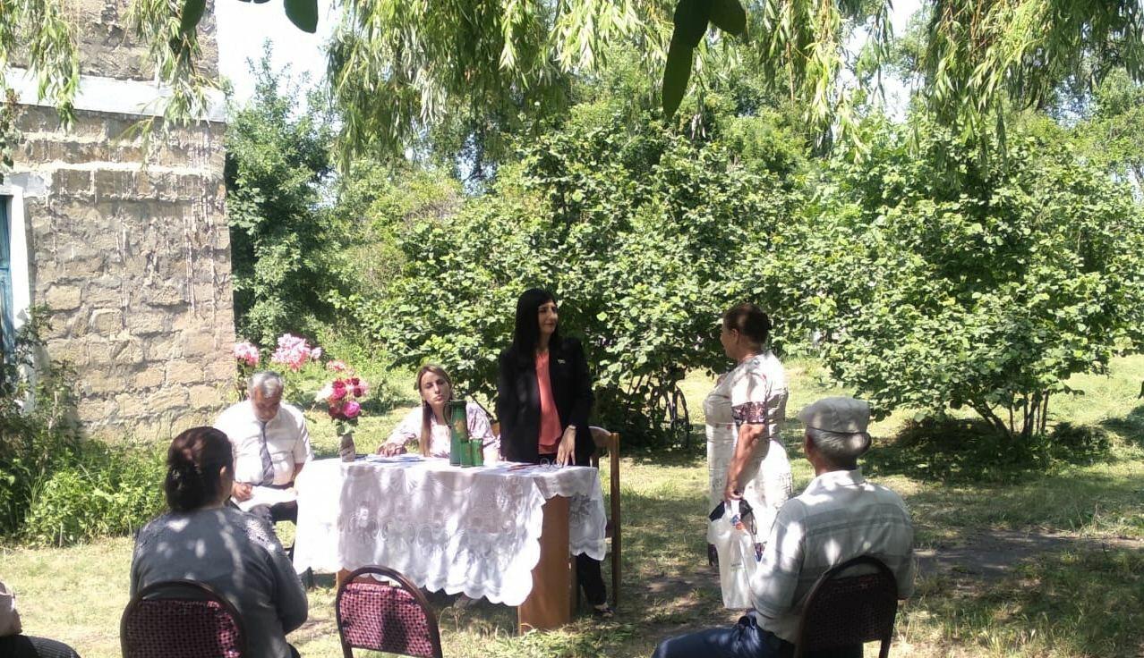 Депутат Севиль Микаилова провела очередную встречу с избирателями в Хачмазе