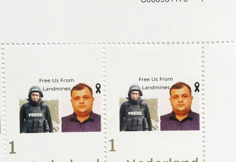 В Нидерландах выпустили марки в память о погибших в Кельбаджаре журналистах