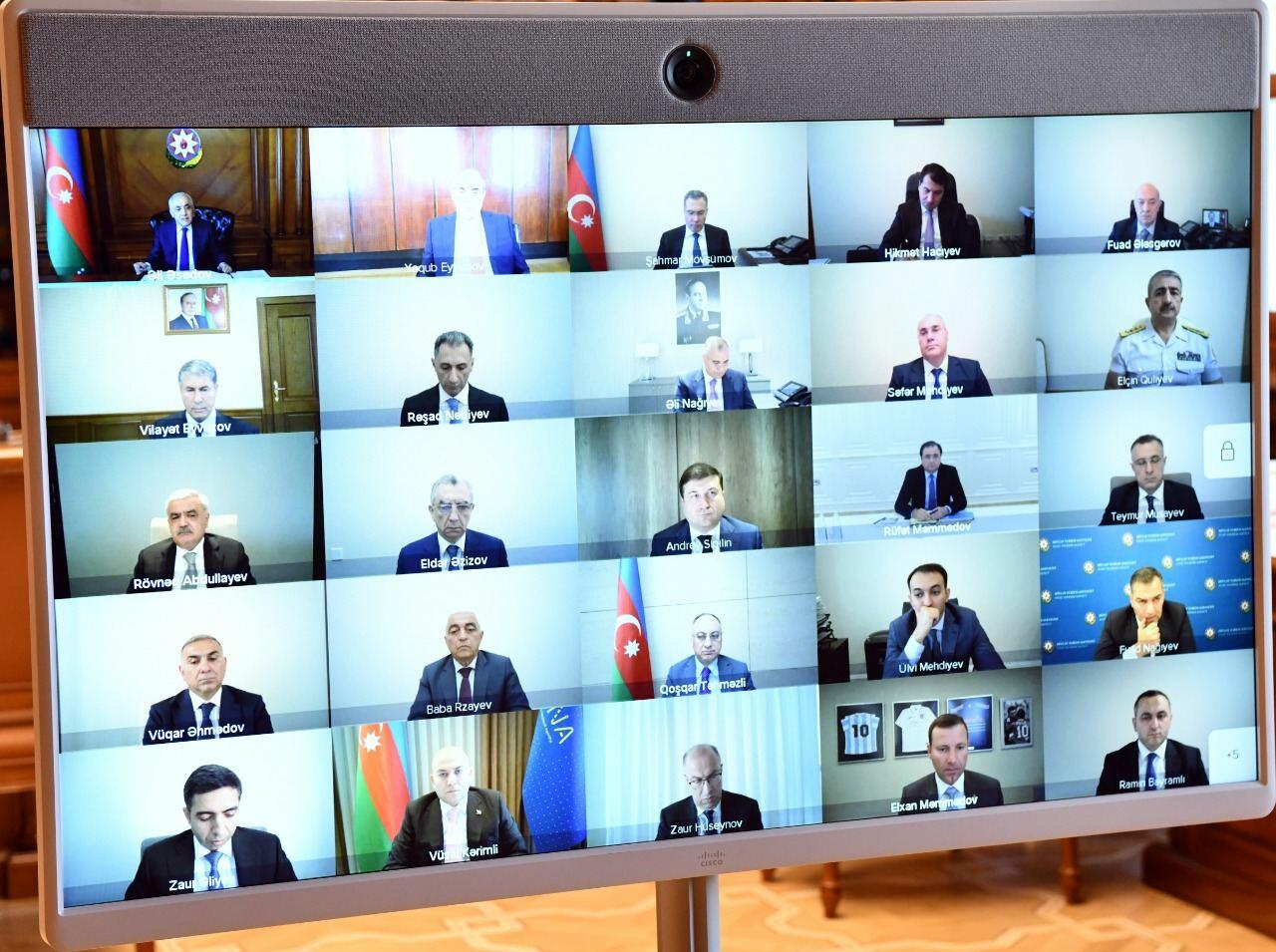 В Кабмине Азербайджана обсудили подготовку к играм финальной стадии Евро-2020