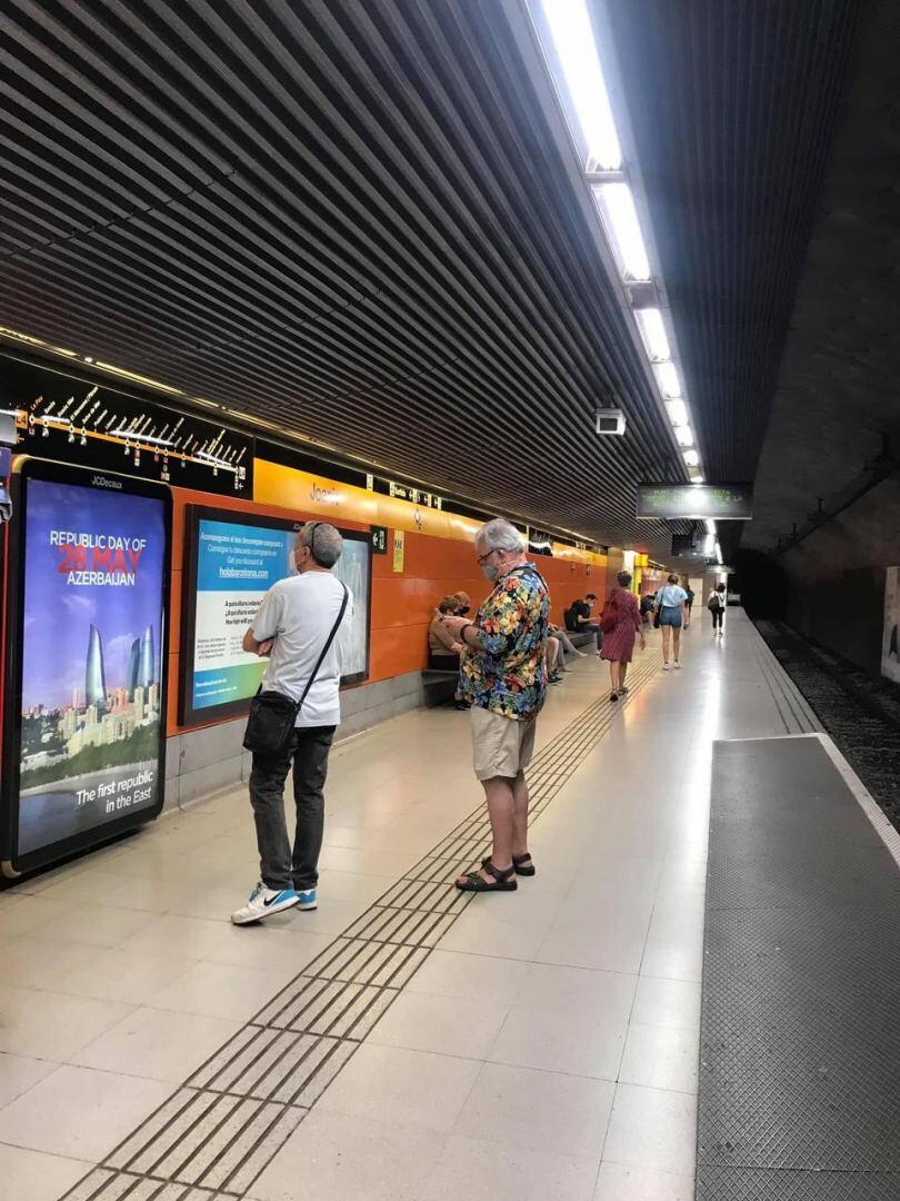 B метро Барселоны установлены билборды об Азербайджане