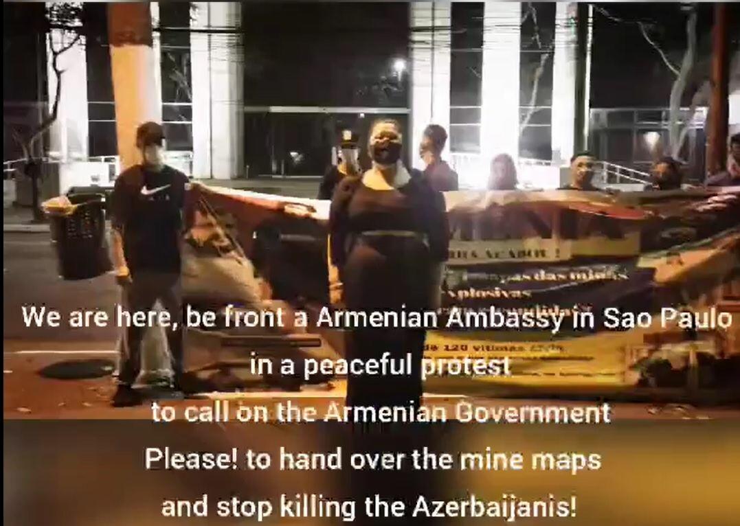 В Бразилии прошла акция протеста против действий Армении