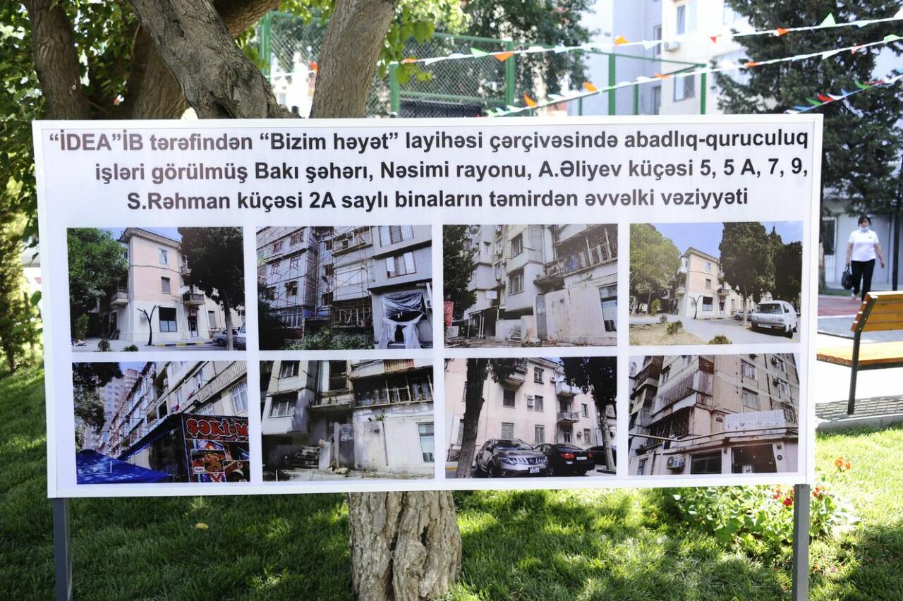 В пользование жителей Баку передан еще один благоустроенный двор
