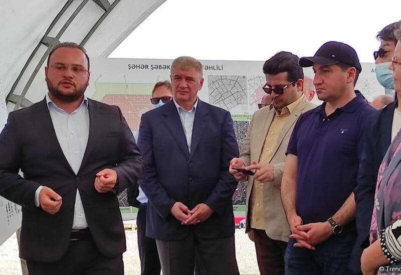 Иностранные дипломаты ознакомились с проектами «Умное село» и «Умный город» в Агдаме