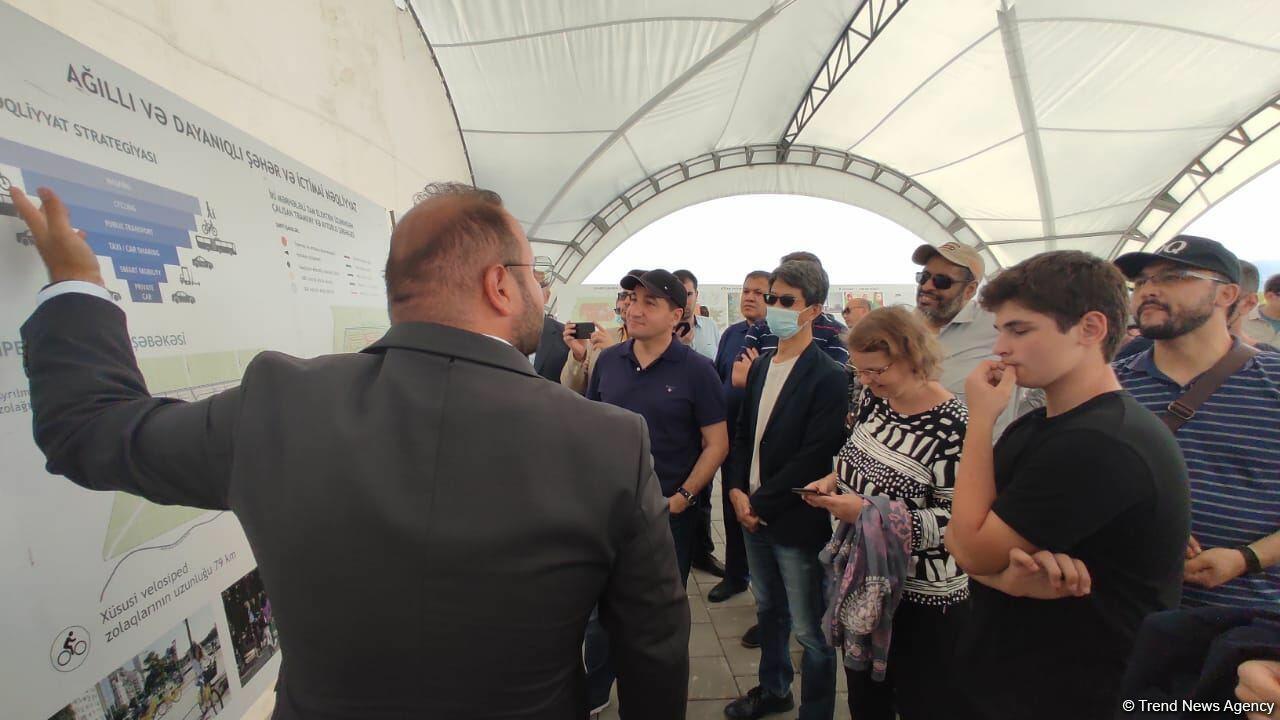 Иностранные дипломаты ознакомились с проектами «Умное село» и «Умный город» в Агдаме