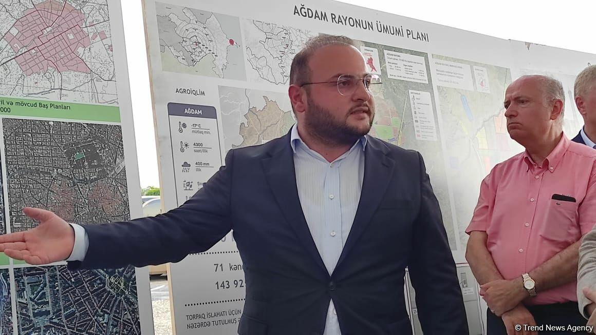 Иностранные дипломаты ознакомились с проектами «Умное село» и «Умный город» в Агдаме