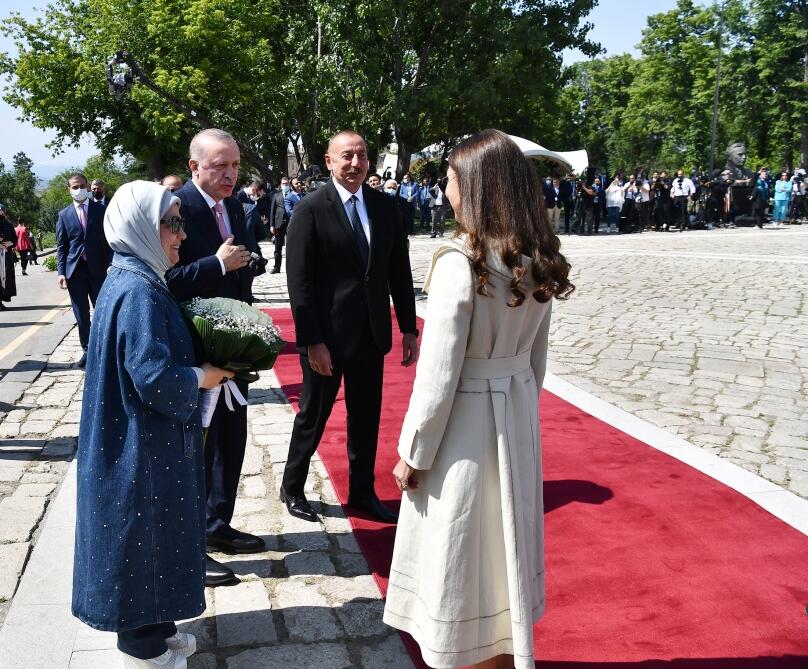 В Шуше прошла церемония официальной встречи Президента Турции Реджепа Тайипа Эрдогана