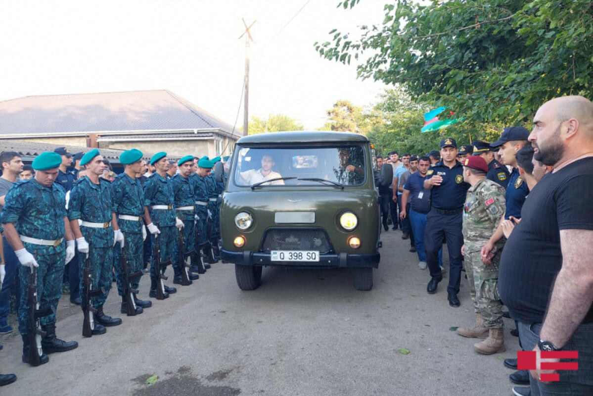 Военнослужащий, погибший в ДТП в Лачине, похоронен в Товузе