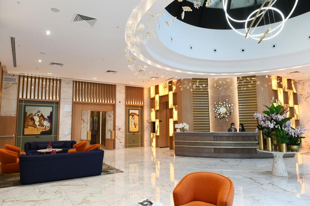 Prezident İlham Əliyev və Birinci xanım Mehriban Əliyeva Bakıda “Intercontinental” otelinin açılışında iştirak edib