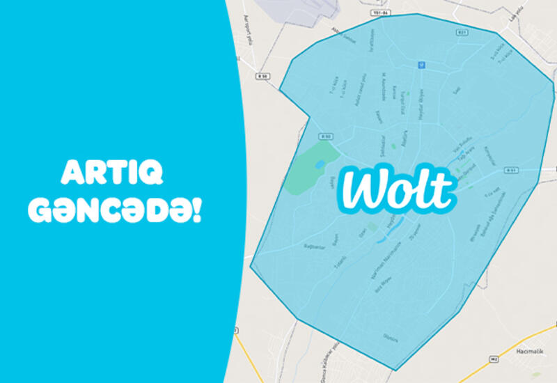Wolt artıq Gəncədə!