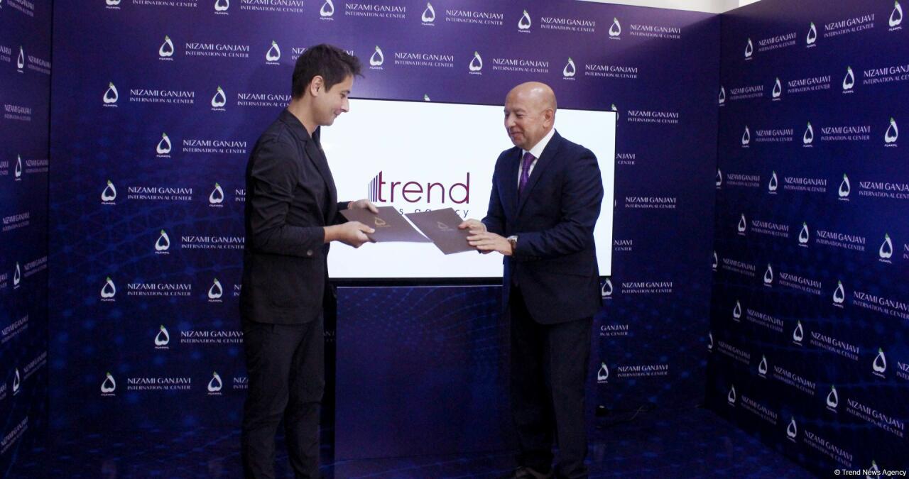 Подписан Меморандум о сотрудничестве между АМИ Trend и Международным центром Низами Гянджеви