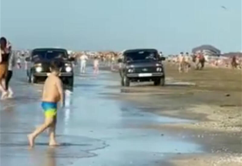 Задержаны водители, испортившие отдых людям на абшеронском пляже