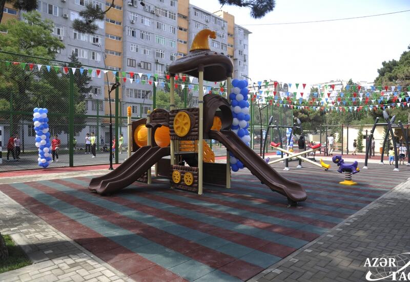 В Баку благоустроен и передан в пользование жителей очередной двор