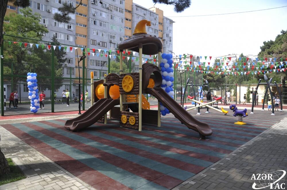 В Баку благоустроен и передан в пользование жителей очередной двор