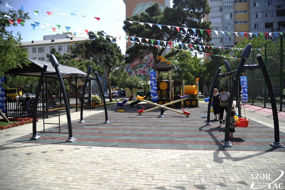 В Баку благоустроен и передан в пользование жителей очередной двор