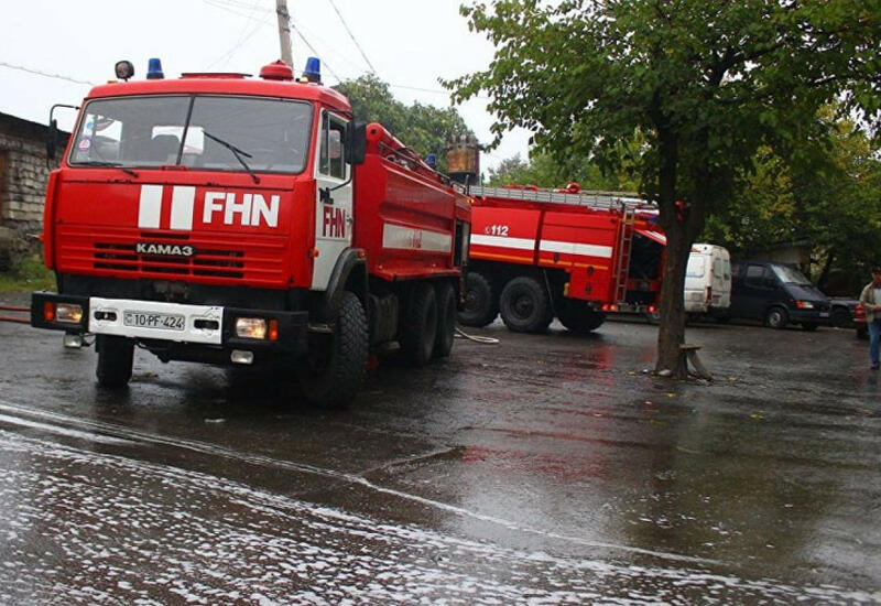 В Барде произошел пожар в четырехкомнатном доме