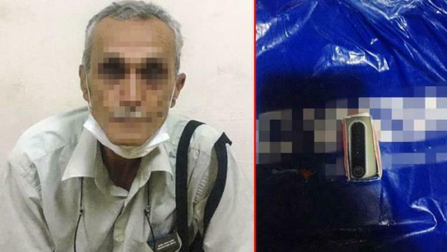 Görün hansı üsulla qadınların ətəkaltı VİDEOlarını çəkirmiş - Polislər belə şokda - FOTO