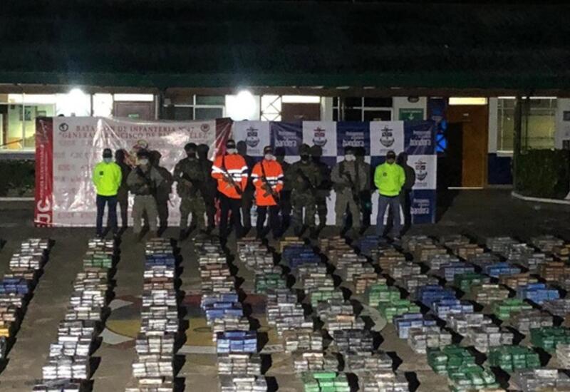 В Колумбии изъяли более пяти тонн кокаина