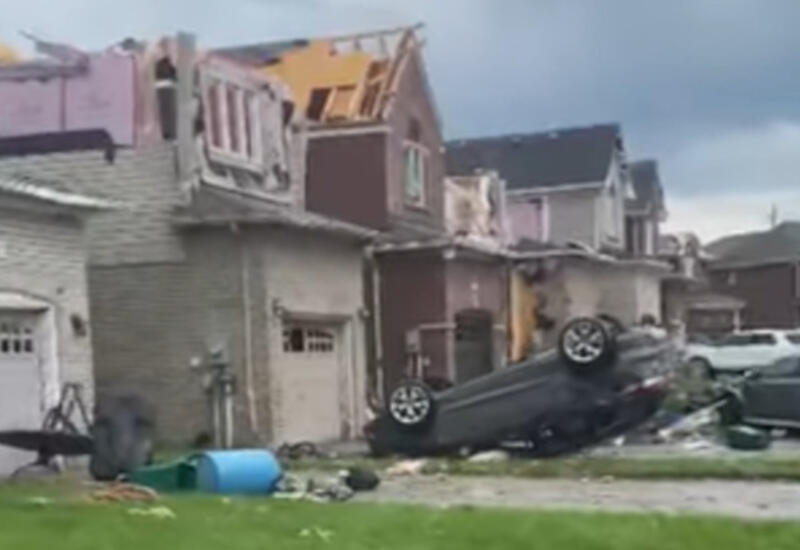 Восемь человек пострадали в Канаде во время разрушительного торнадо