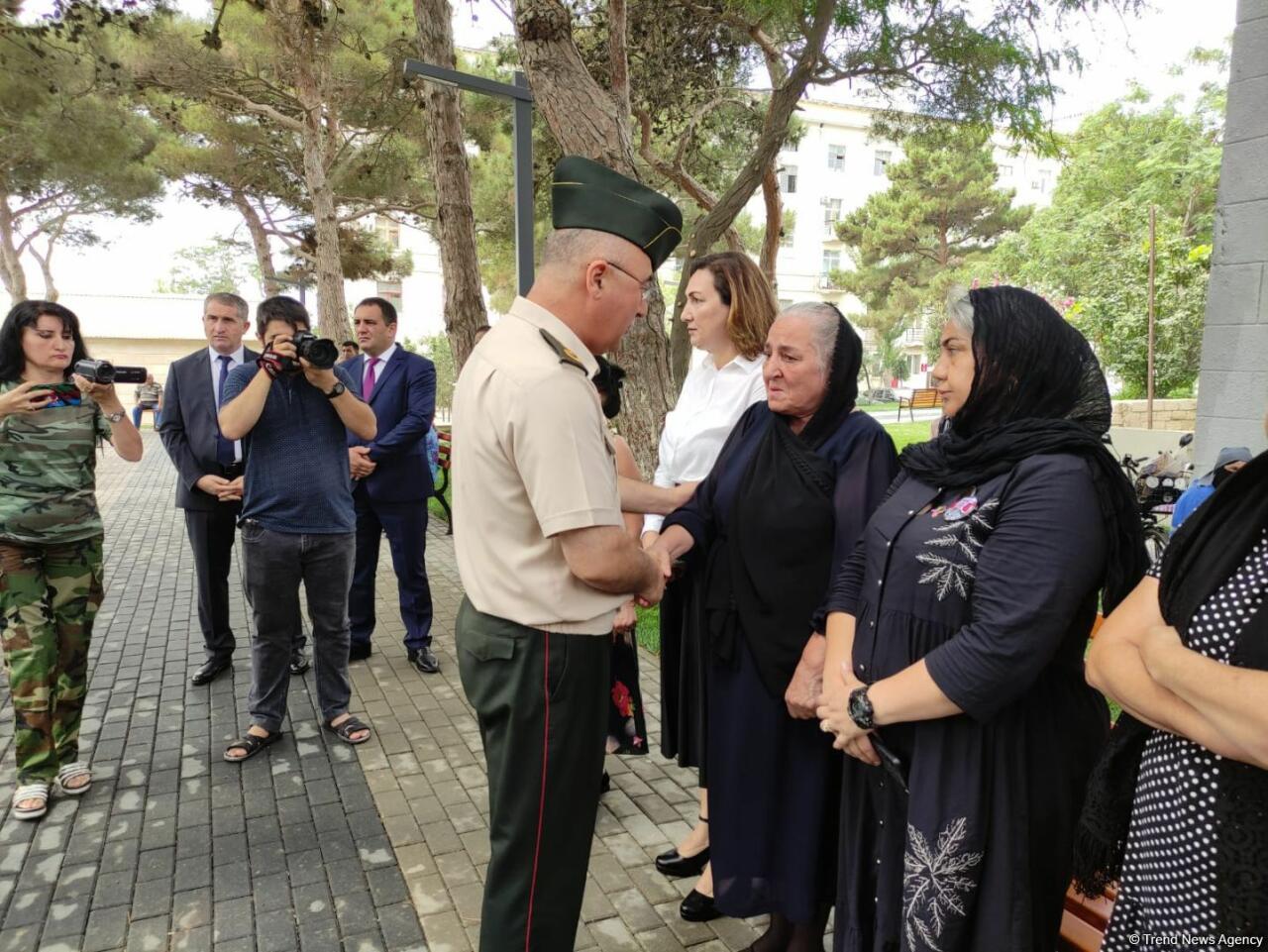 General Polad Həşimovun adına yaradılan parkın açılışı olub