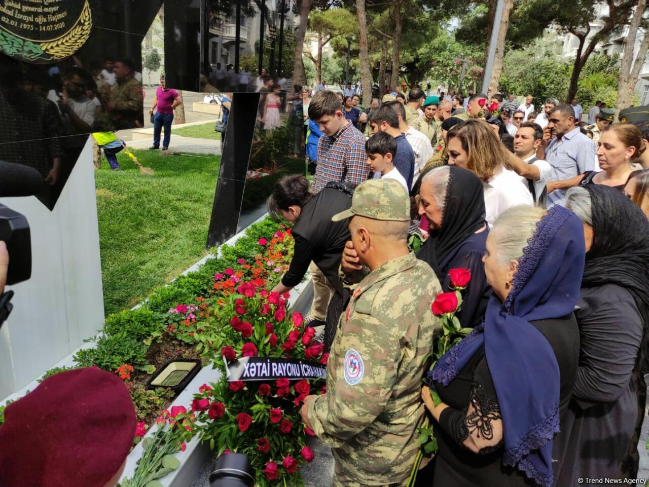 General Polad Həşimovun adına yaradılan parkın açılışı olub