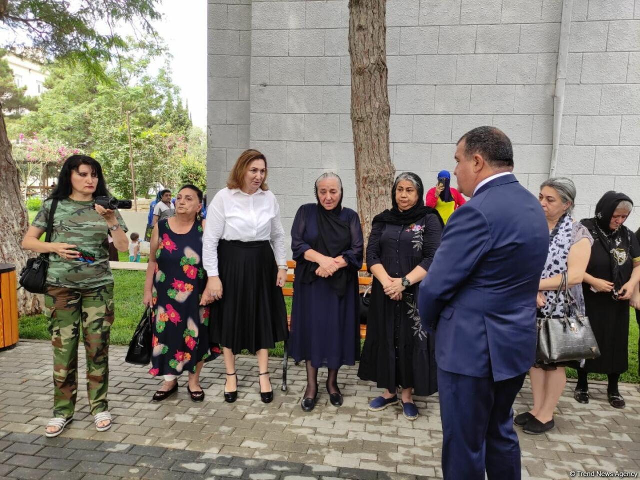General Polad Həşimovun adına yaradılan parkın açılışı olub