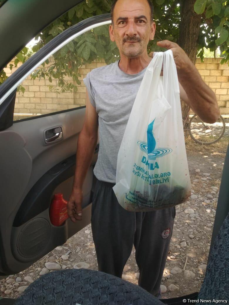 Deputat Sevil Mikayılovanın təşəbbüsü ilə Xudatda Qurban bayramı sovqatı paylanılıb