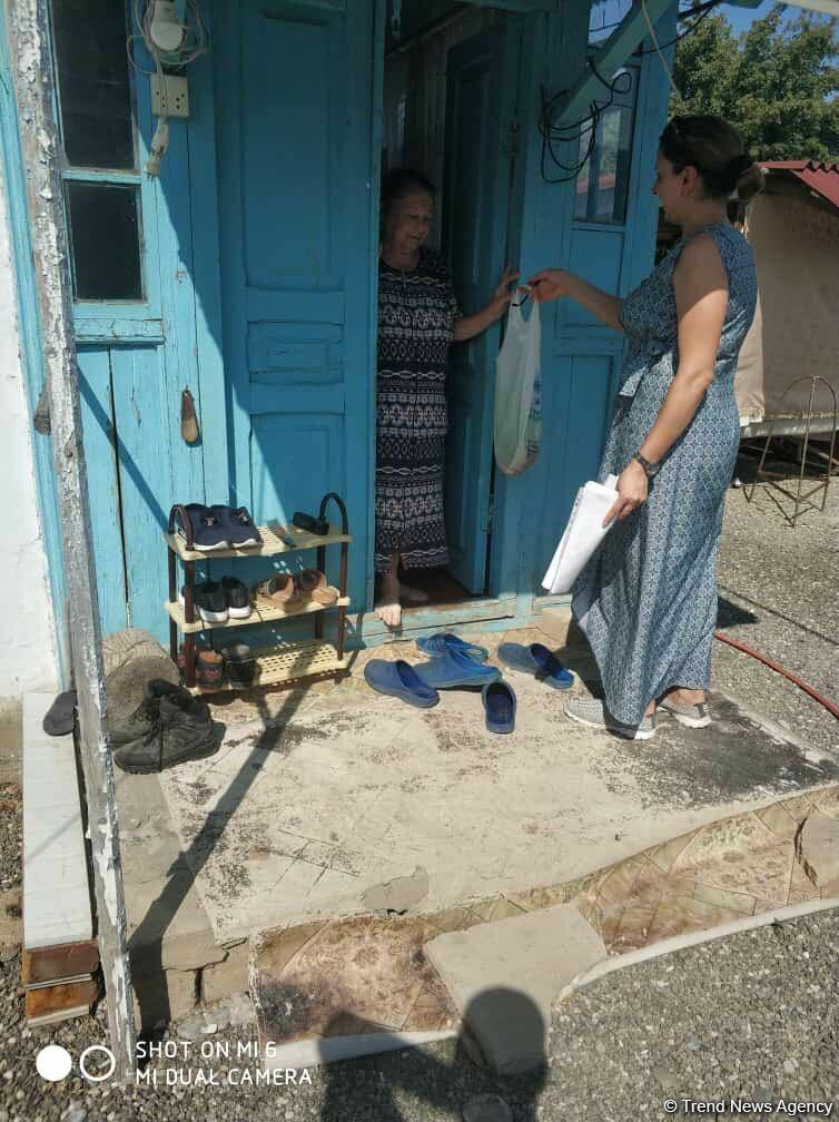 Deputat Sevil Mikayılovanın təşəbbüsü ilə Xudatda Qurban bayramı sovqatı paylanılıb
